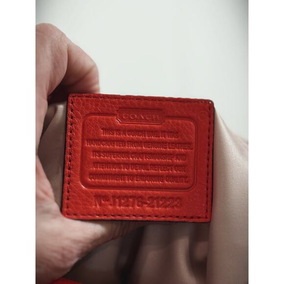 Coach Madison Annabelle Crossbody Bag CORAL Leather Handbag J1276-21223 #00012 - Picture 4 of 6